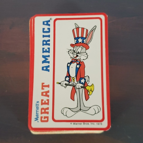 Vintage Other - Great America Bugs Bunny Patriotic Playing Cards